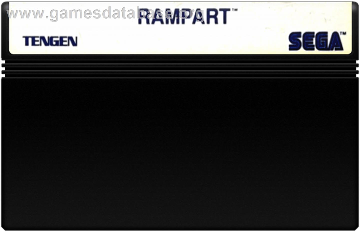 Rampart - Sega Master System - Artwork - Cartridge