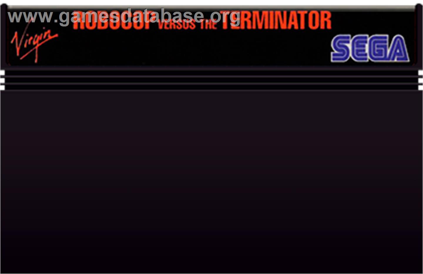 Robocop vs. the Terminator - Sega Master System - Artwork - Cartridge