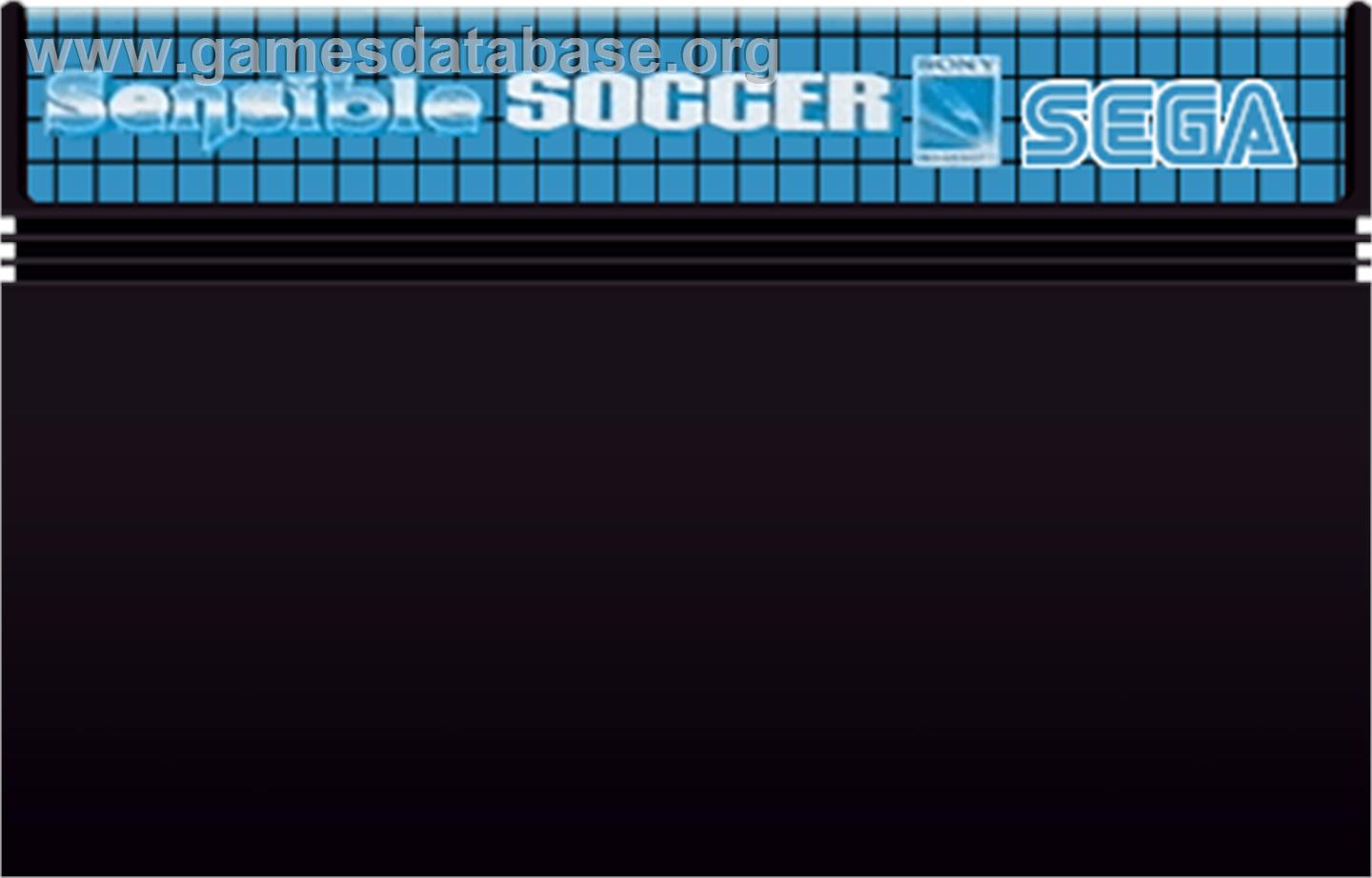 Sensible Soccer - European Champions - Sega Master System - Artwork - Cartridge