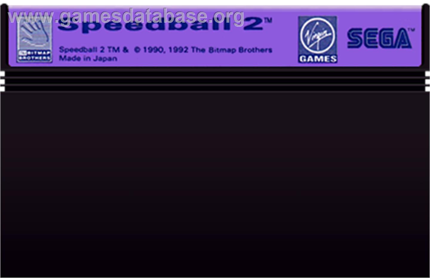 Speedball 2: Brutal Deluxe - Sega Master System - Artwork - Cartridge