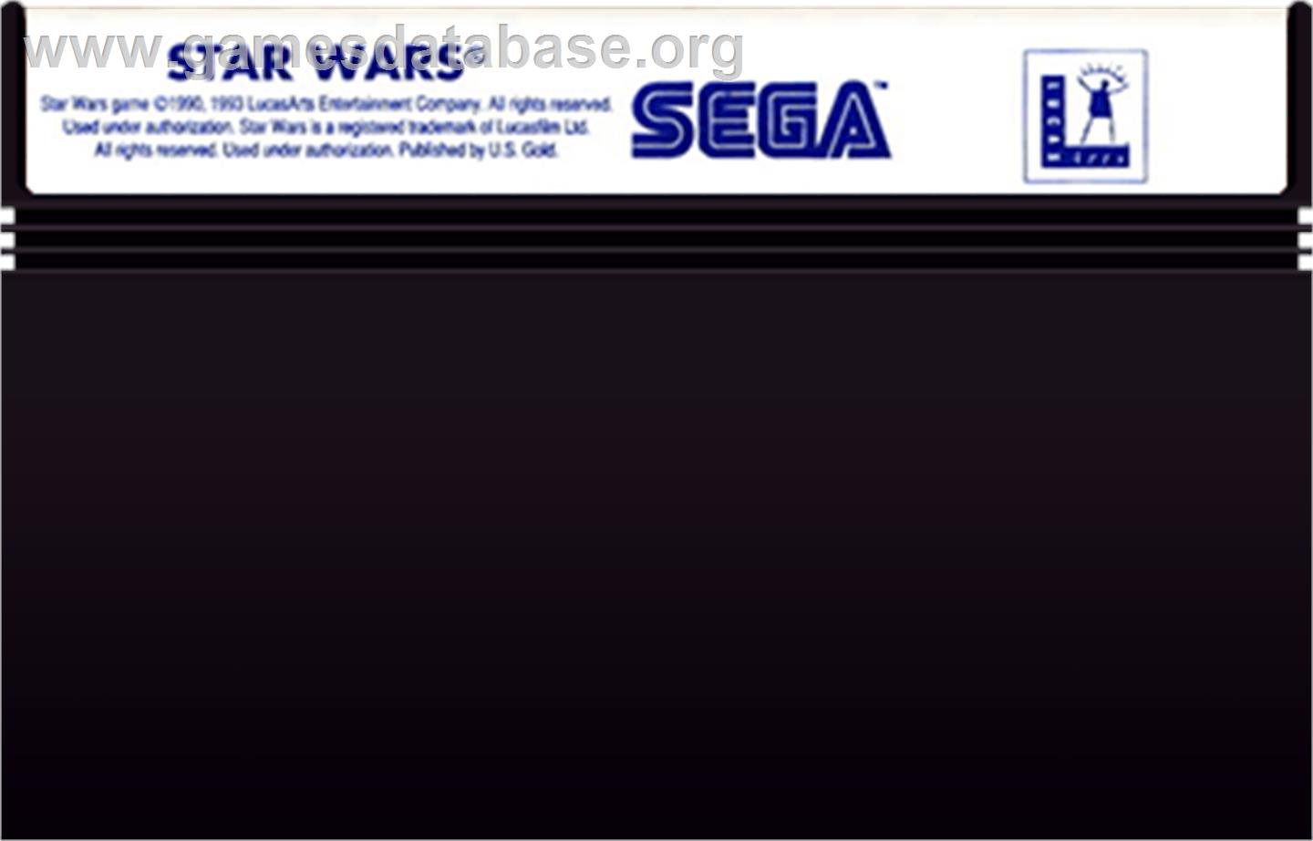 Star Wars - Sega Master System - Artwork - Cartridge