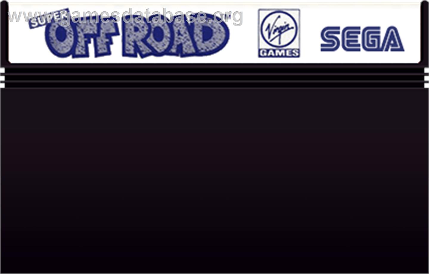 Super Off Road - Sega Master System - Artwork - Cartridge