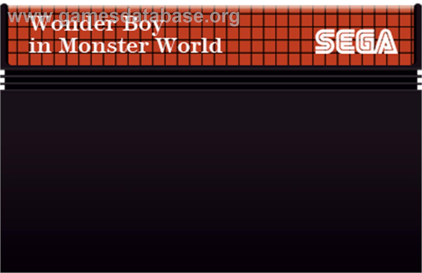 Wonder Boy in Monster World - Sega Master System - Artwork - Cartridge