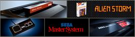 Arcade Cabinet Marquee for Alien Storm.