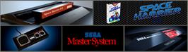 Arcade Cabinet Marquee for Space Harrier 3-D.