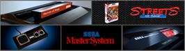 Arcade Cabinet Marquee for Streets Of Rage.