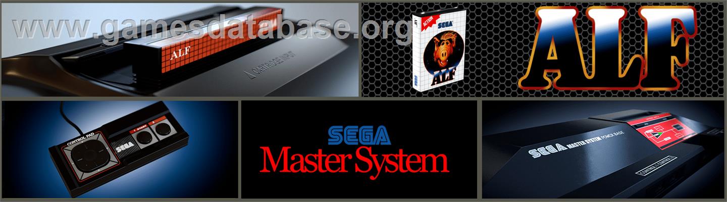 ALF - Sega Master System - Artwork - Marquee