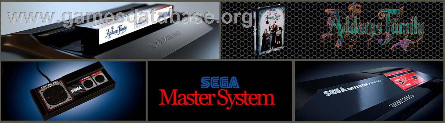 Addams Family, The - Sega Master System - Artwork - Marquee