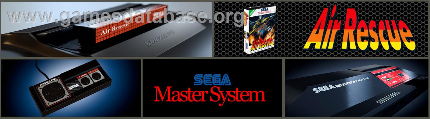 Air Rescue - Sega Master System - Artwork - Marquee