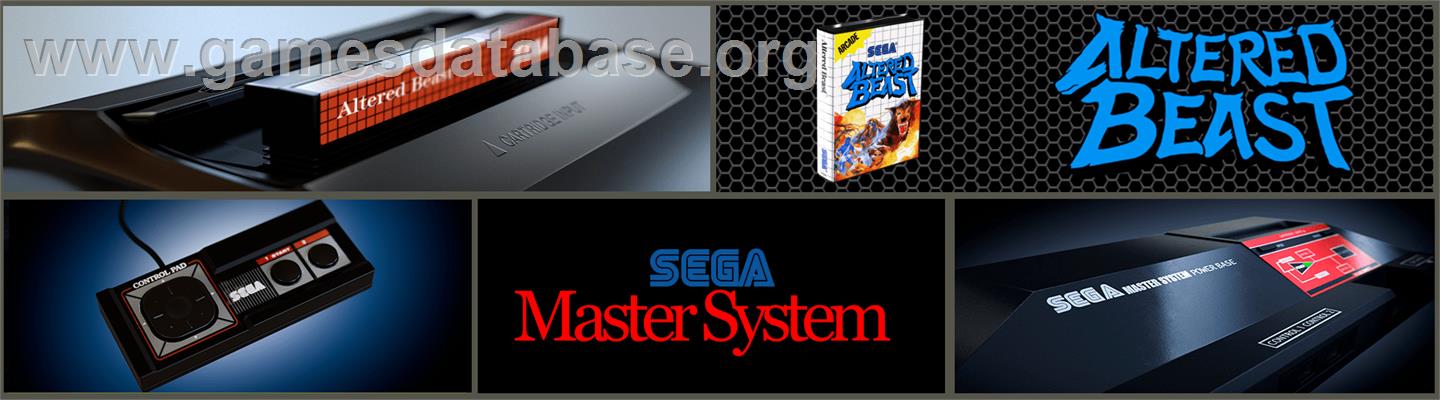 Altered Beast - Sega Master System - Artwork - Marquee