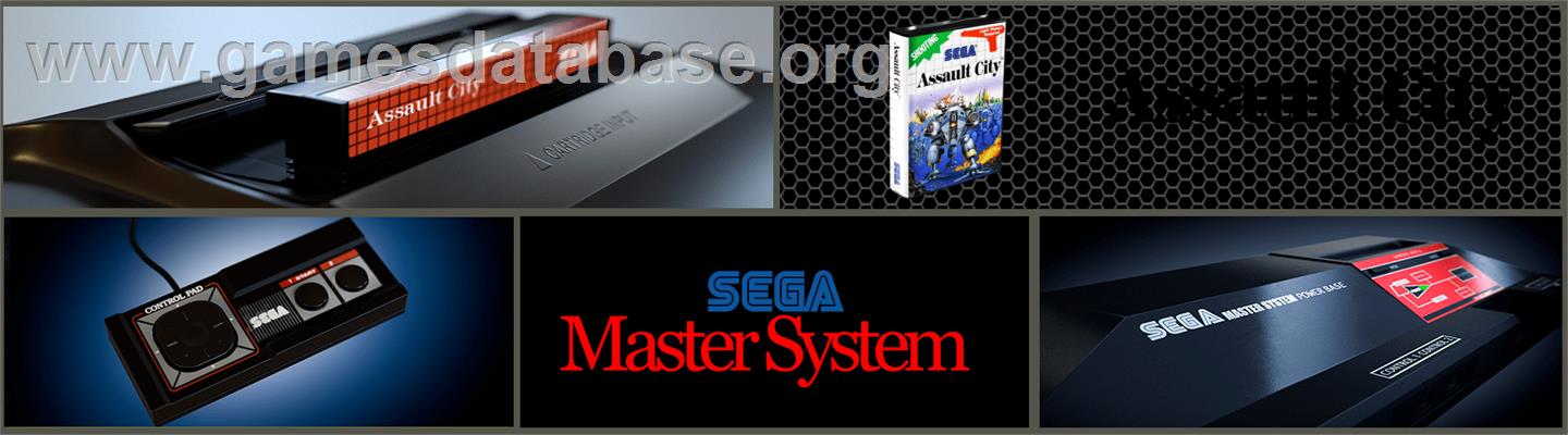 Assault City - Sega Master System - Artwork - Marquee