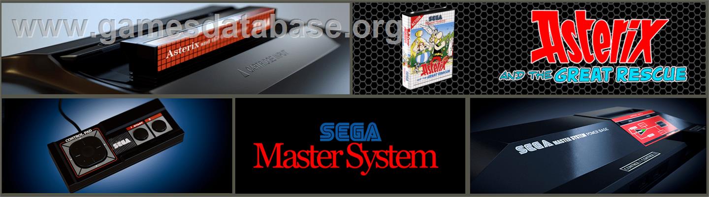 Astérix and the Great Rescue - Sega Master System - Artwork - Marquee
