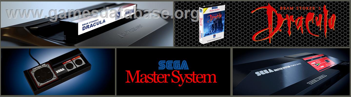Bram Stoker's Dracula - Sega Master System - Artwork - Marquee