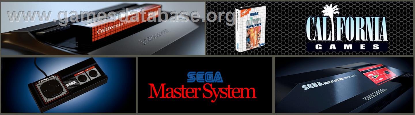 California Games - Sega Master System - Artwork - Marquee