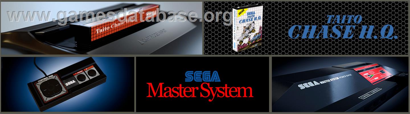 Chase H.Q. - Sega Master System - Artwork - Marquee