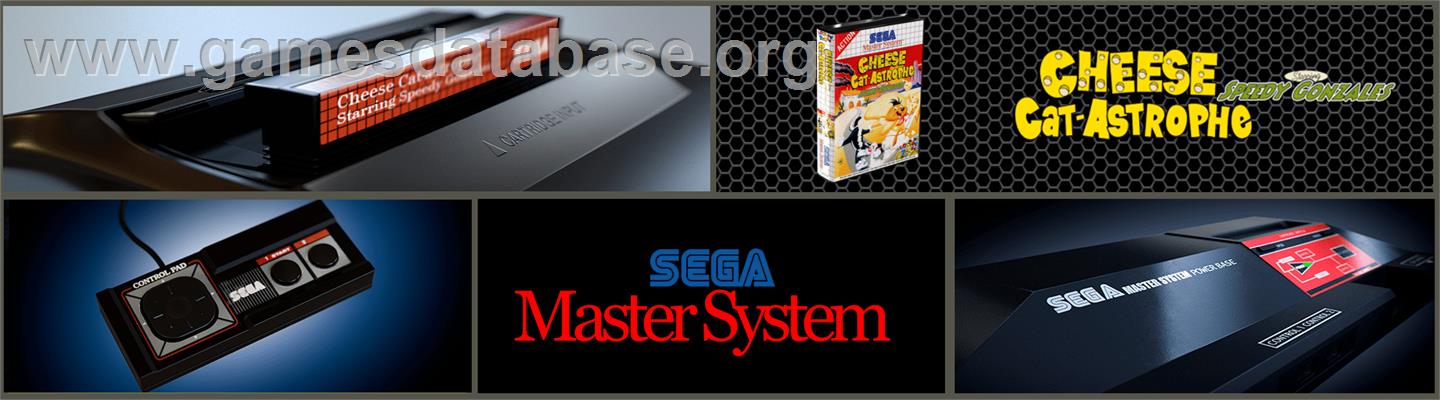 Cheese Cat-Astrophe starring Speedy Gonzales - Sega Master System - Artwork - Marquee