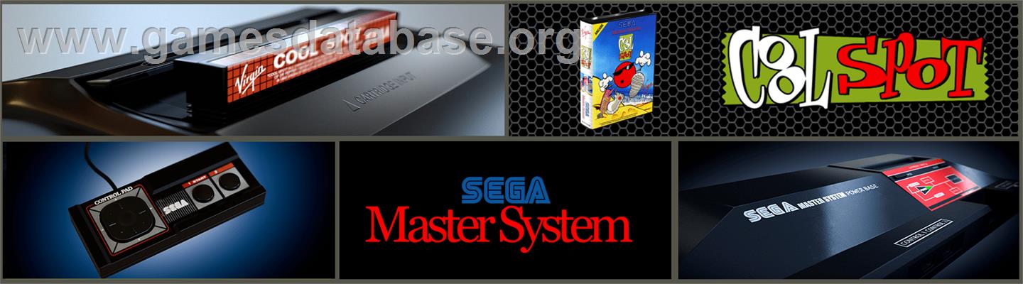 Cool Spot - Sega Master System - Artwork - Marquee
