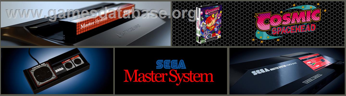 Cosmic Spacehead - Sega Master System - Artwork - Marquee