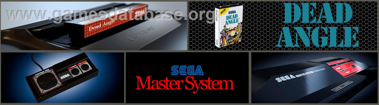 Dead Angle - Sega Master System - Artwork - Marquee