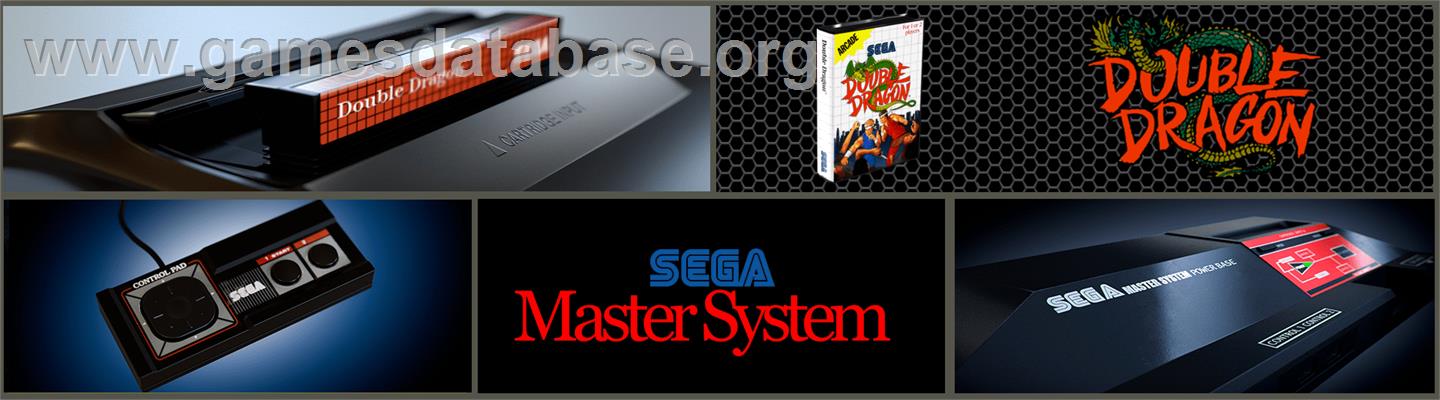 Double Dragon - Sega Master System - Artwork - Marquee