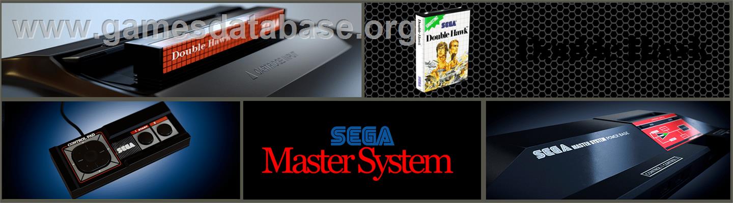 Double Hawk - Sega Master System - Artwork - Marquee