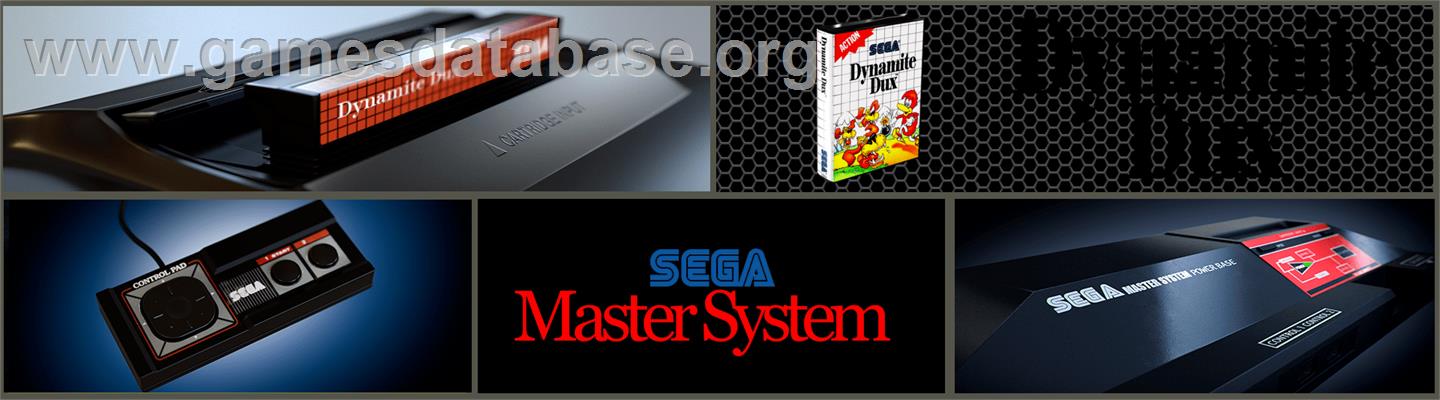 Dynamite Dux - Sega Master System - Artwork - Marquee