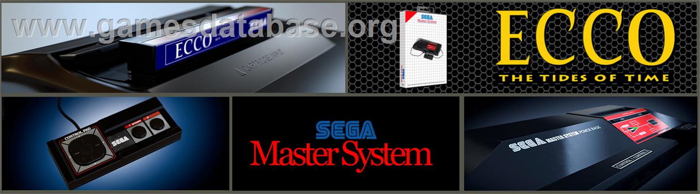 Ecco 2: The Tides of Time - Sega Master System - Artwork - Marquee