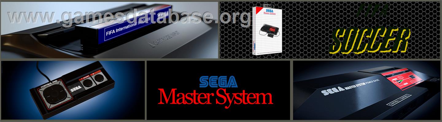 FIFA International Soccer - Sega Master System - Artwork - Marquee