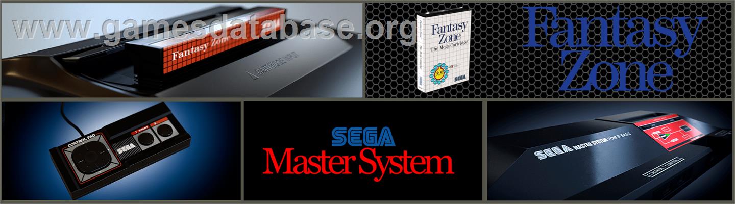 Fantasy Zone: The Maze - Sega Master System - Artwork - Marquee