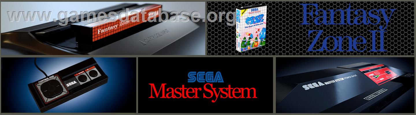 Fantasy Zone 2 - Sega Master System - Artwork - Marquee