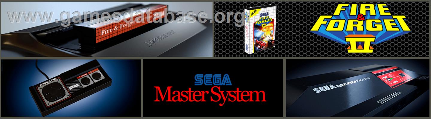Fire and Forget 2: The Death Convoy - Sega Master System - Artwork - Marquee