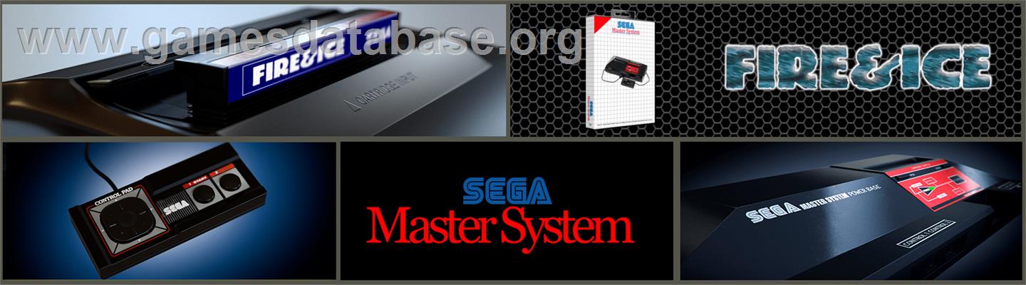 Fire and Ice - Sega Master System - Artwork - Marquee