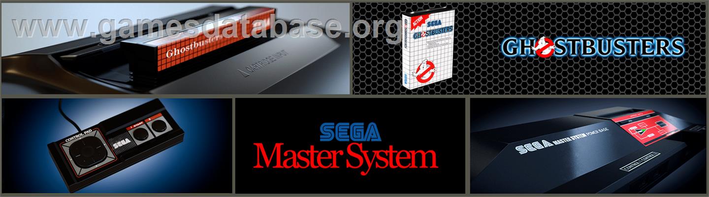 Ghostbusters - Sega Master System - Artwork - Marquee
