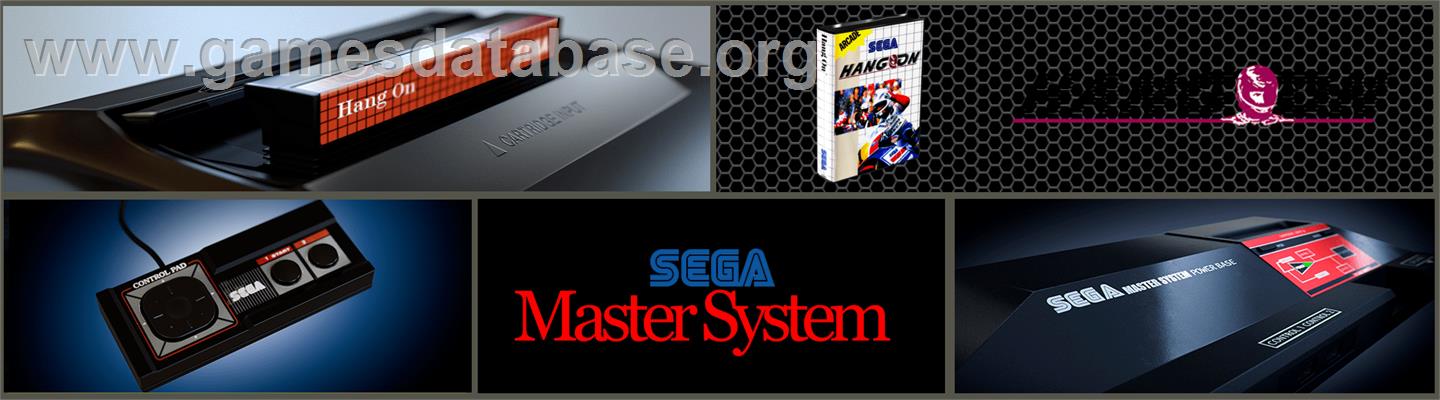 Hang-On - Sega Master System - Artwork - Marquee