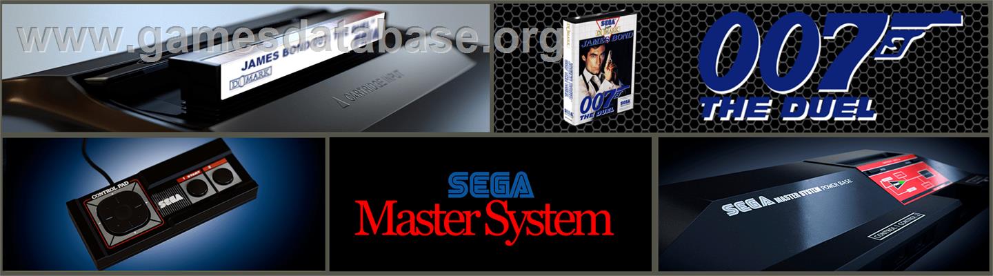 James Bond 007 - The Duel - Sega Master System - Artwork - Marquee