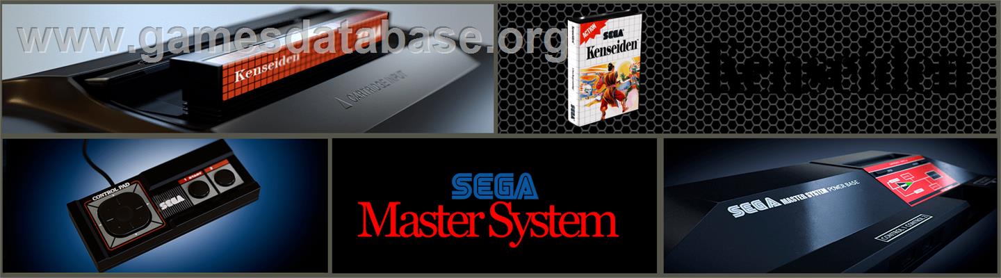 Kenseiden - Sega Master System - Artwork - Marquee