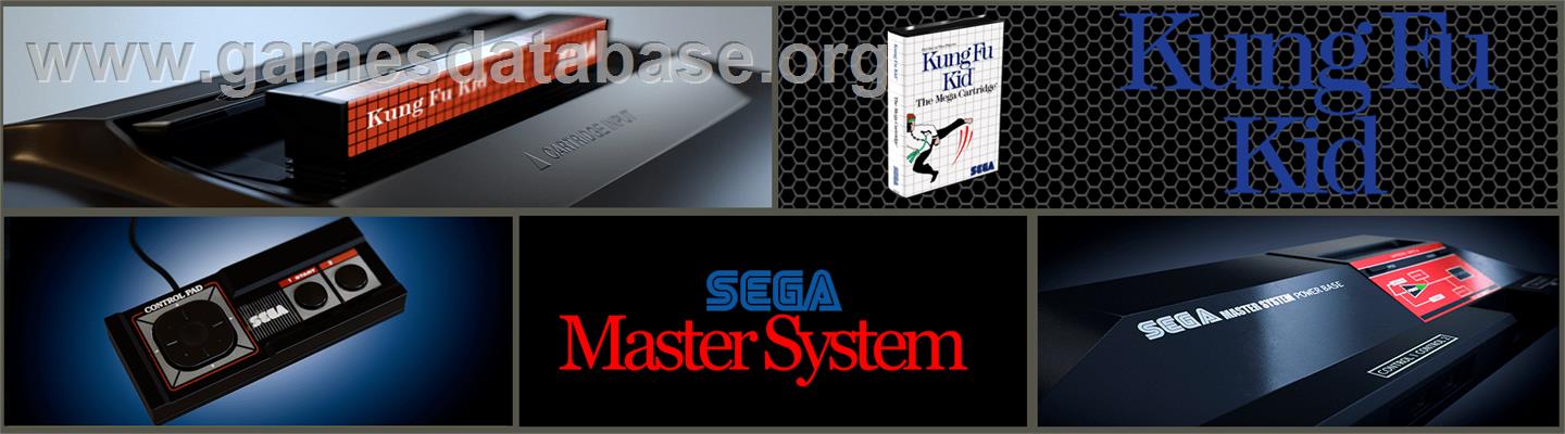 Kung Fu Kid - Sega Master System - Artwork - Marquee