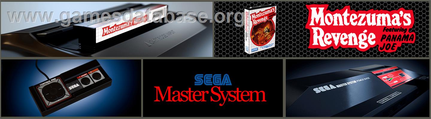 Montezuma's Revenge - Sega Master System - Artwork - Marquee