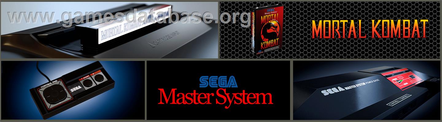 Mortal Kombat - Sega Master System - Artwork - Marquee