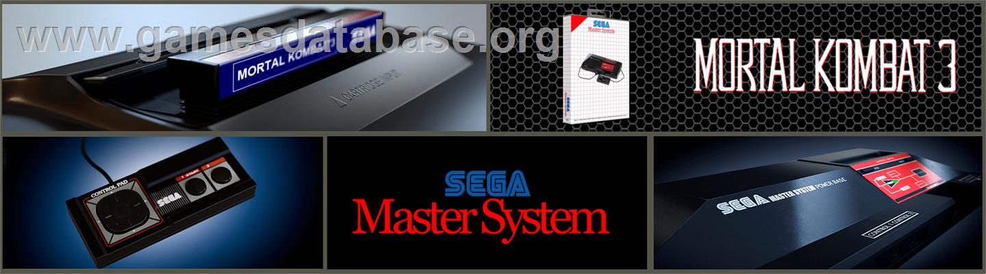 Mortal Kombat 3 - Sega Master System - Artwork - Marquee