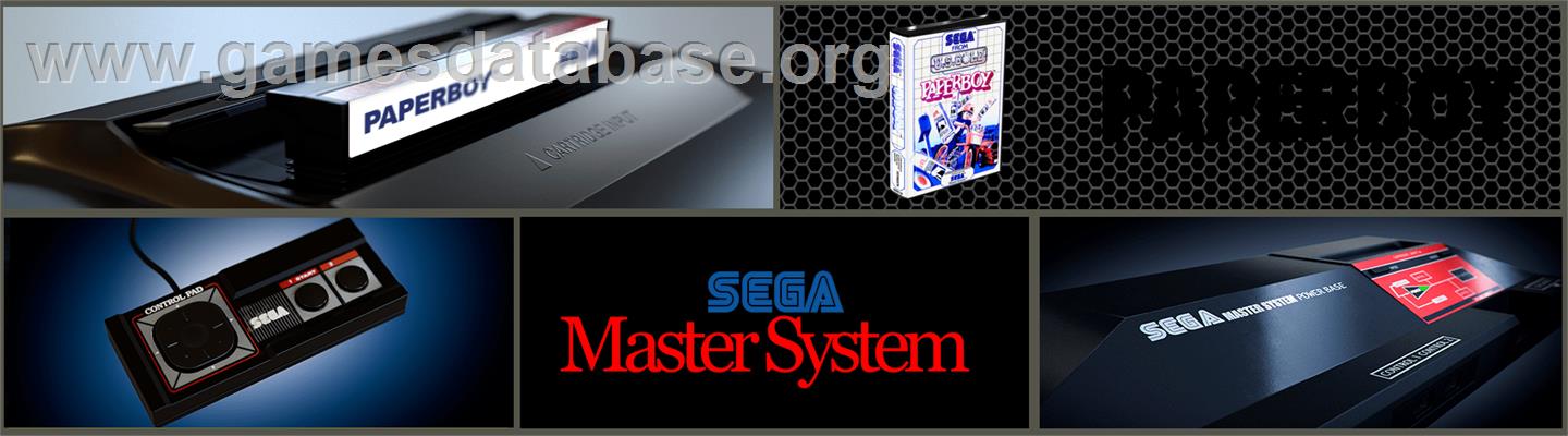 Paperboy - Sega Master System - Artwork - Marquee