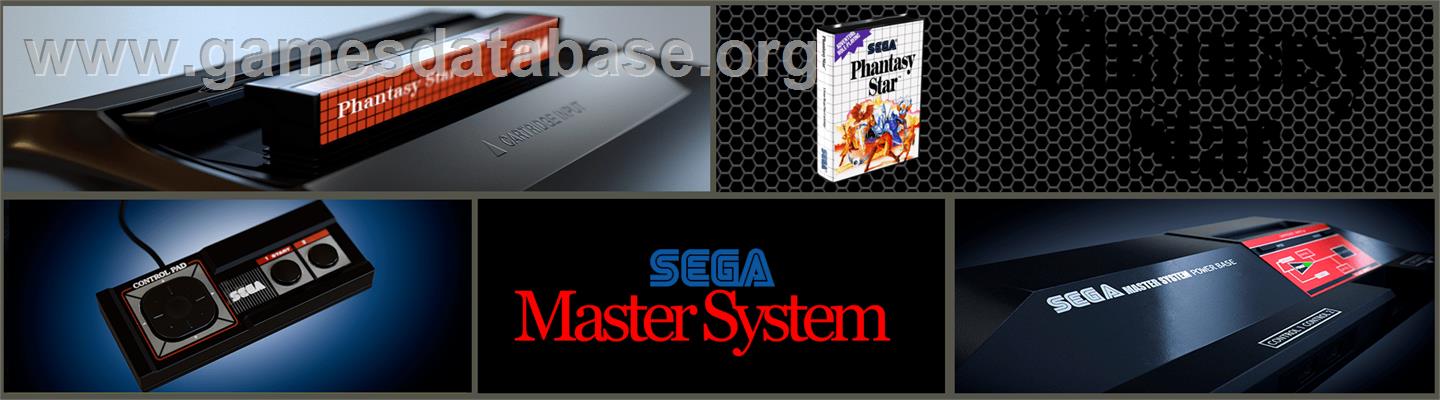 Phantasy Star - Sega Master System - Artwork - Marquee