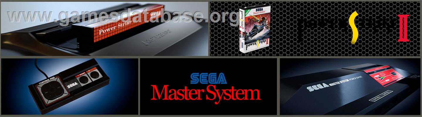 Power Strike 2 - Sega Master System - Artwork - Marquee