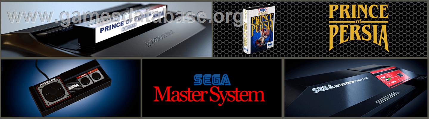 Prince Of Persia - Sega Master System - Artwork - Marquee