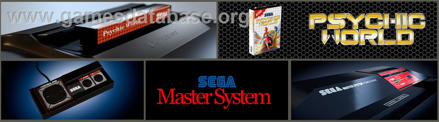 Psychic World - Sega Master System - Artwork - Marquee