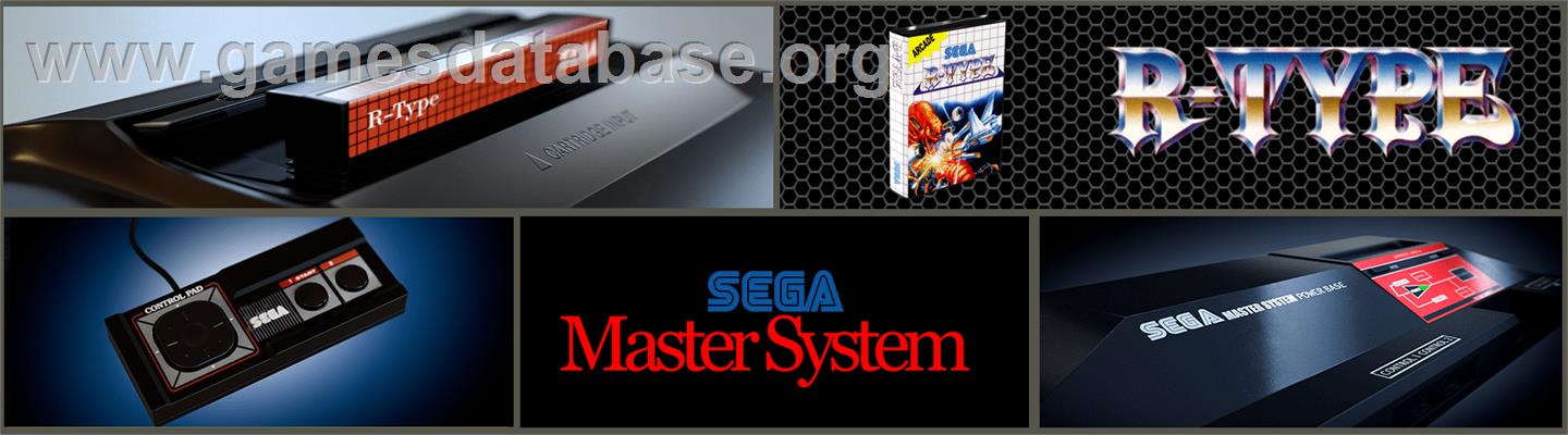 R-Type - Sega Master System - Artwork - Marquee