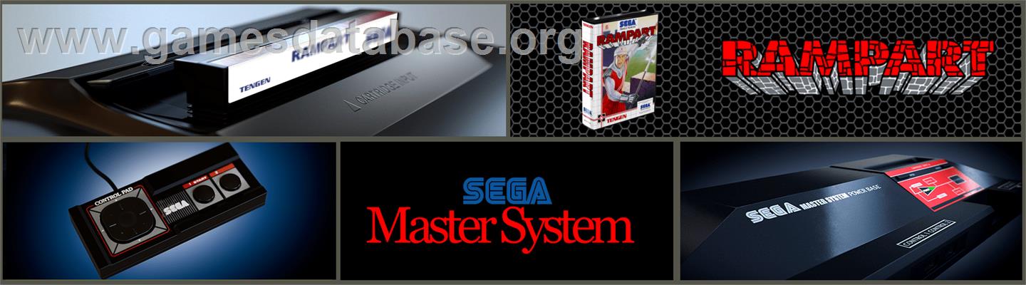 Rampart - Sega Master System - Artwork - Marquee