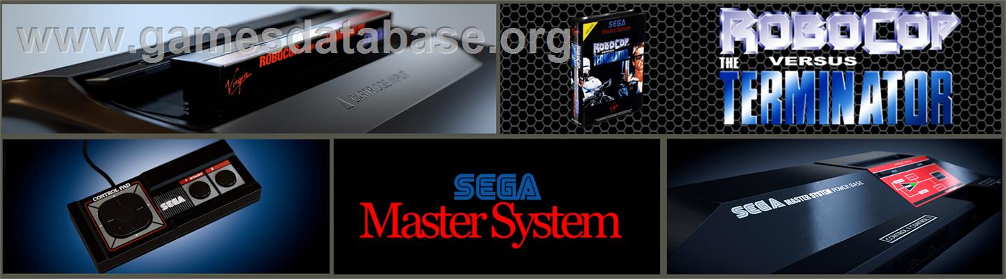 Robocop Versus The Terminator - Sega Master System - Artwork - Marquee