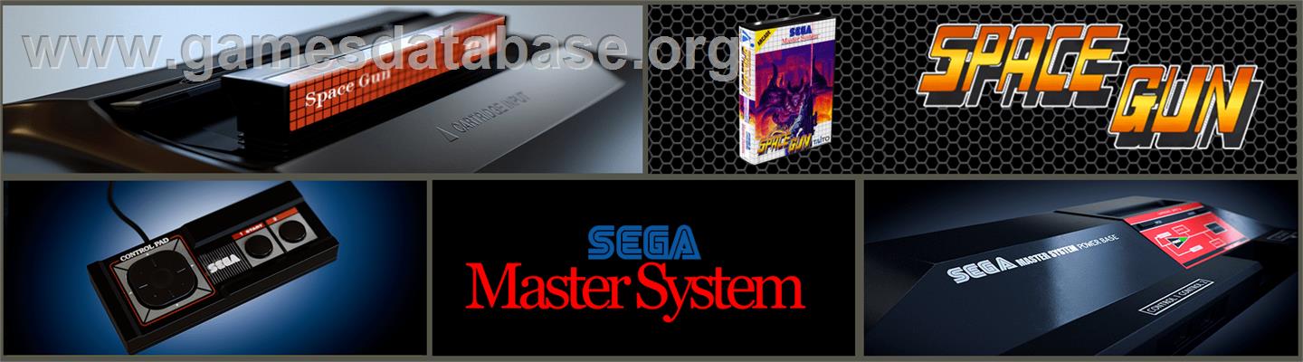 Space Gun - Sega Master System - Artwork - Marquee