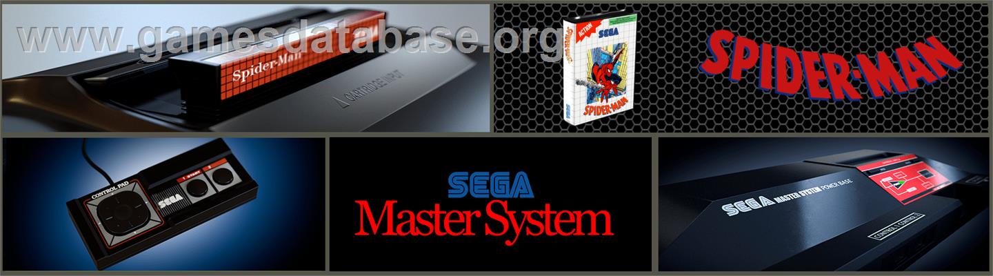 Spider-Man - Sega Master System - Artwork - Marquee